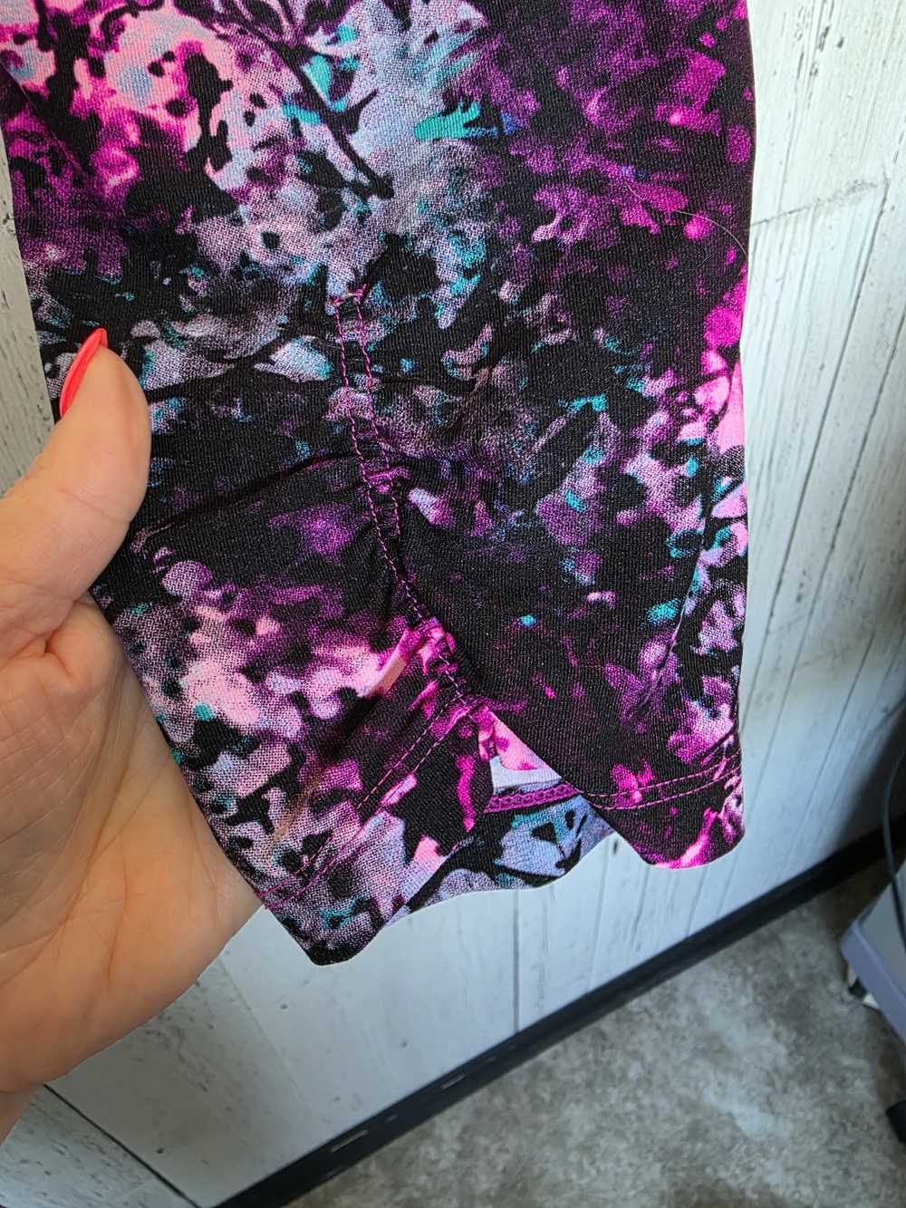 Calvin Klein Performance Quick Dry Floral Leggings Size L - Picture 3 of 11